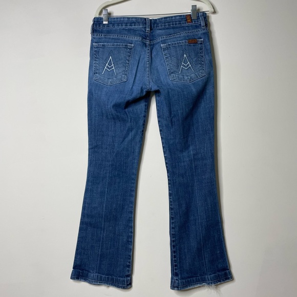 7 For All Mankind A Pocket Flare Jeans 29 - Picture 3 of 7